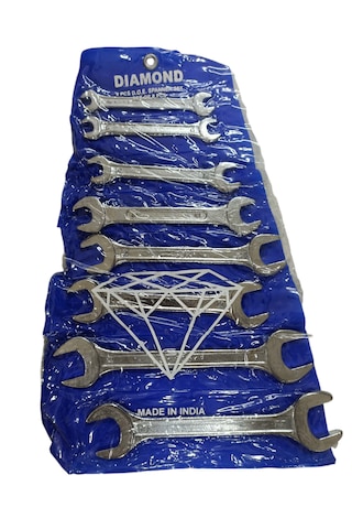 Diamond 8'li Açık Ağız Anahar Takımı Sarma Taşıyıcılı Kaliteli