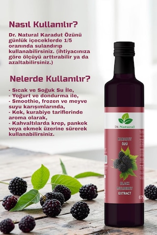 2 Adet Karadut Özü 670 Gr.
