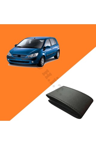 Hyundai Getz Uyumlu Deri Direksiyon Kılıfı Kaliteli Dikmeli Siyah