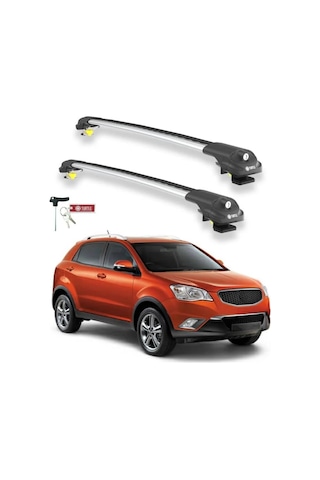 Turtle Ssangyong Korando C200 2010-2019 Ara Atkı Air1 Gri