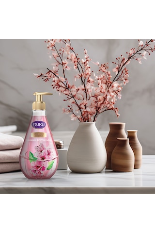 Duru Organik Zeytinyağlı Kiraz Çiçeği Sıvı Sabun 2 x 1500 ML + 500 ML
