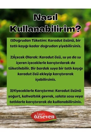 Özseven Karadut Özü 300gr 1 G