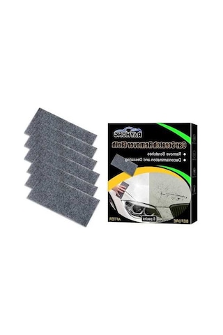 Fortunelane 6 Adet Araba Yıkanma Bezi - Kırık Lekeler Giderici - Boya Bakımı İçin Tüm Renkler Uygun