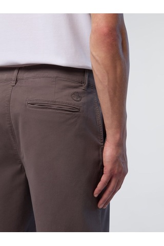 North Sails Star Regular Fit Chino Erkek Şort-33513 Kahverengi