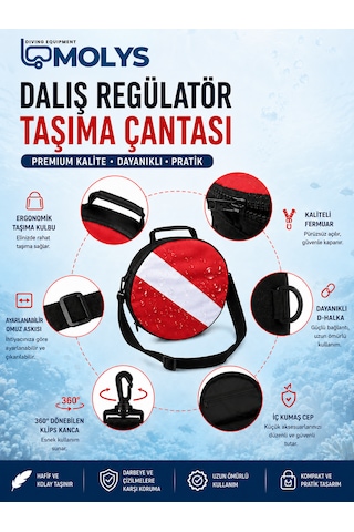 Molys Scuba Dalış Regülatörü Çantası