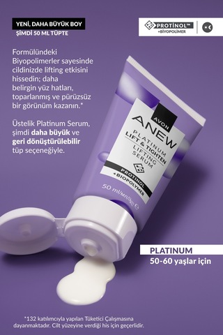 Platinum Lifting Ve Sıkılaştırma Etkili Serum Bu Yu K Boy 50ml