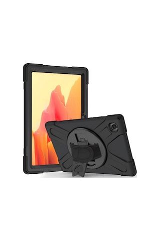 Samsung Galaxy Uyumlu T500 Tab A7 10.4 Kılıf Amazing Tablet Kapak - Siyah