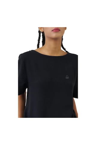 United Colors Of Benetton Kadın T-shirt Bnt-w21066 SIYAH