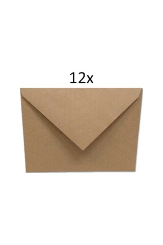 İstisna 12 Adet Mektup Zarfı 13x18 CM 100gr. Kraft