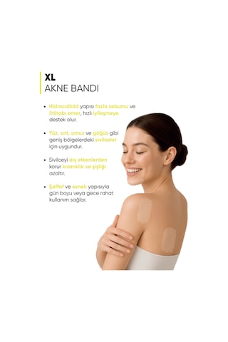 Mia Klinika XL Yüz ve Vücut Akne Bandı