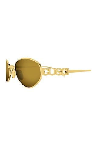 Gucci Gg1935s 003 47 Kadın Güneş Gözlüğü Altın