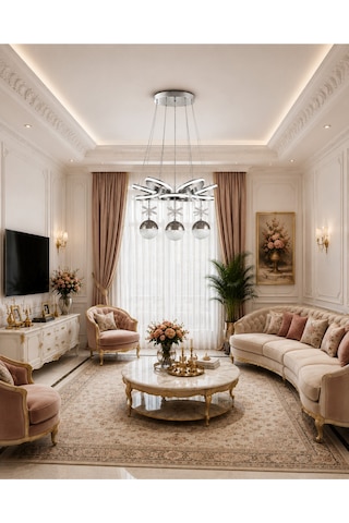 Farah Modern Teklı Led Krom Sarkıt Avize,3 Renk Yanabilen Modern Avize,salon Led Avize Farah Modern Teklı Led Krom Sarkıt Avize,3 Renk Yanabilen Modern Avize,salon Led Avize