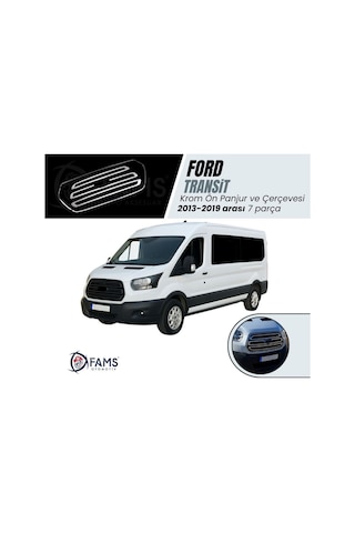Ford Transit Krom Ön Panjur+Çerçeve 5 Prç. 2013-2019 P.Çelik