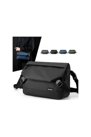 Wondernest Wepower Erkek Günlük Tutma Postacı Çantaları, Basit Tasarım Altın