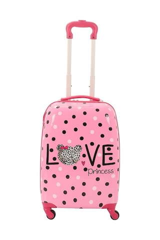Mçs Group Mçs V307 Abs Çocuk Valiz-pembe - Love Baskı Pembe