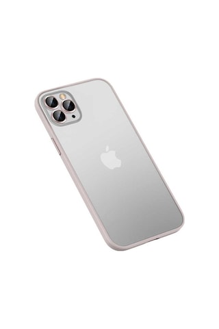 Apple Uyumlu iPhone 13 Pro Max Kılıf Zore Retro Kapak Rose Gold