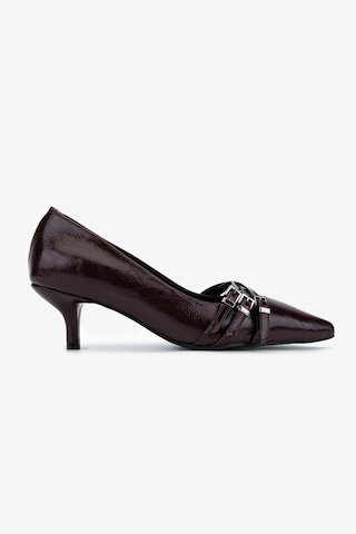 Valmenti Kadın Suni Deri Bordo Stiletto Ayakkabı 1073 0510 Bn Ayk Sk25-26 Bordo Dr Bordo