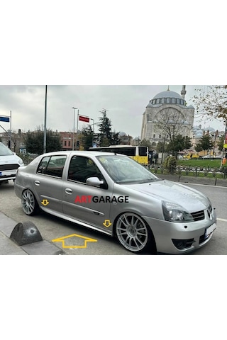 Thalia-clio Symbol Hb-sedan Uyumlu Aero Marşpiyel Takımı-fiberglass-boyasız