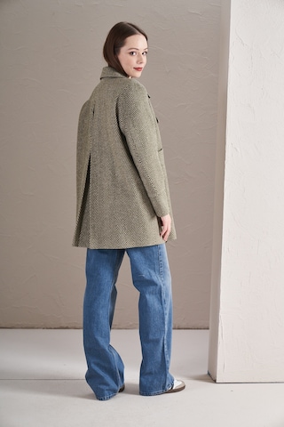 Balık Sırtı Ceket Haki Haki