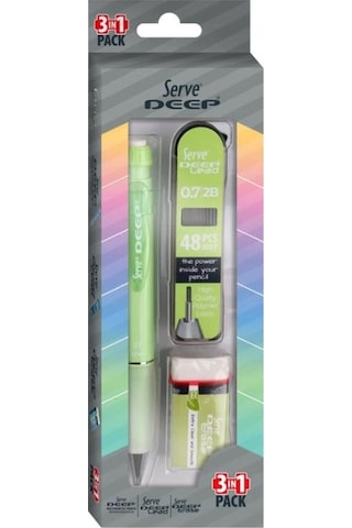 Serve Deep 3'Lü Okul Seti Yeşil