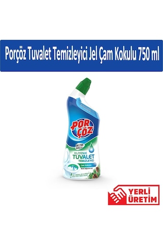 Porçöz Tuvalet Temizleyici Jel Çam Kokulu 4 x 750 ML