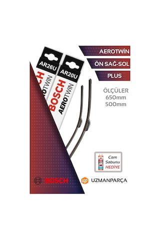 Bosch 3397008539+3397008534 650 Mm + 500 Mm Muz Tipi Aerotwin Ön Silecek Seti