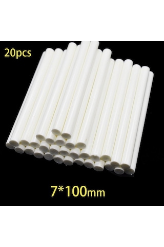 Venturemart 7mm Elektrik Yapıştırıcı Tabanca El Tamir Beyaz Yapışkan Mühürleme Balmumu Sopa Içi