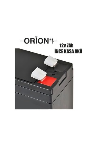 Orion ORN1270S 12V 7.0Ah Ince Kasa Bakımsız Kuru Akü