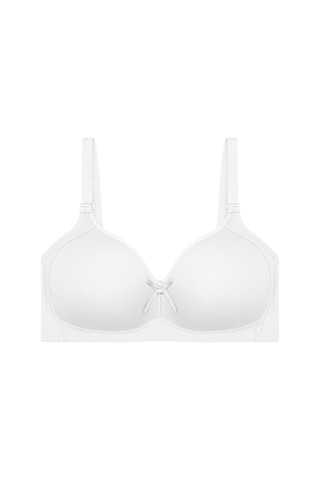 Cottonill Bra - Celina Beyaz Balensiz Kaplı Minimizer Büyük Beden Kadın Sütyen