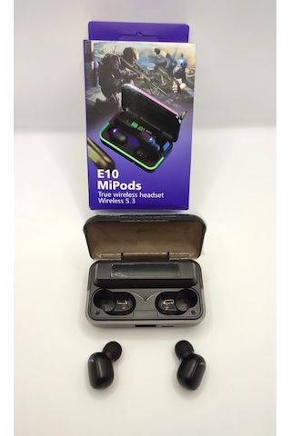 Ecocenter E10 Mipods Bluetooth 5.1 Oyuncu Işıklı Led Göstergeli Kulak İçi Kulaklık
