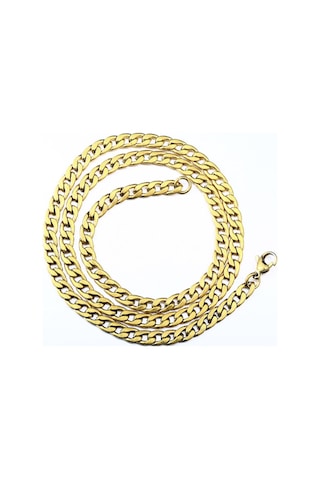 Chavin Figaro Yassı 60 Cm. 7Mm. Çelik Erkek Zincir Du15-7 (478257264) Altın