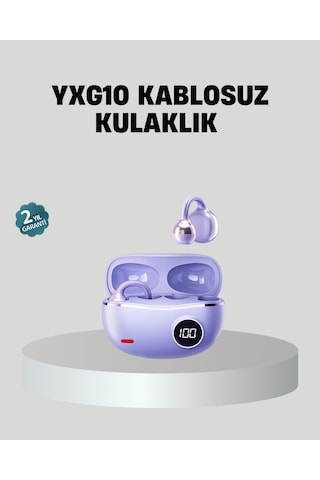 Kablolu Kulakiçi Kulaklık Kulak Arkası Klipsli Bluetooth Kulaklık Yxg10 Silikon Malzemeli Ergonomik
