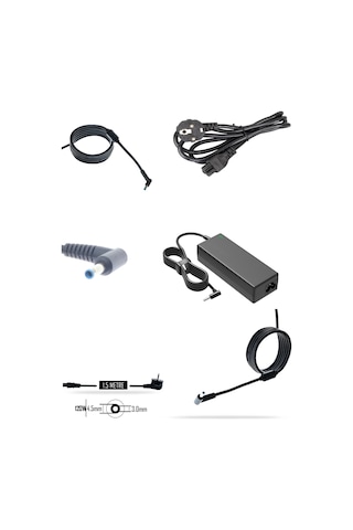 Notebook Adaptör - Hp Mavi Uç - Hp Omen 15-ek0001nt 3a693ea Muadili İle Uyumlu