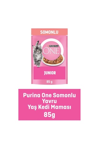 Purina One Yavru Kedi Maması Somon & Havuç 85g