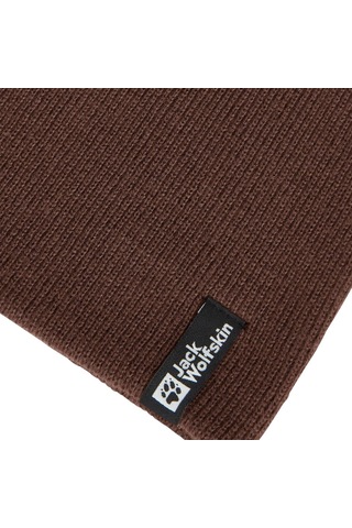 Jack Wolfskın Jack Wolfskin Rib Beanie Unisex Bere D0107 Kahve