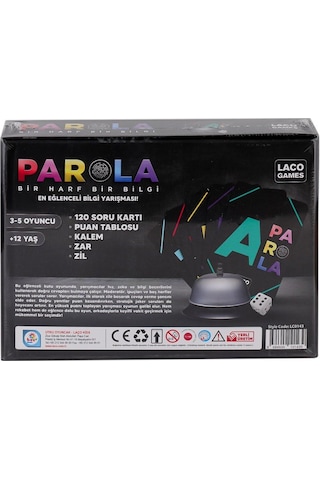 Lc0143 Parola En Eğlenceli Bilgi Oyunu -laçokids