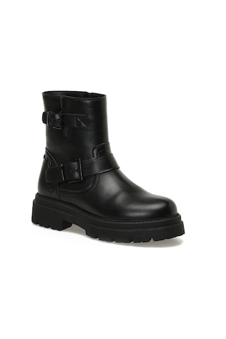 Butigo 25k-6027 5pr Siyah Kadın Biker Bot 000000000102054655 Siyah