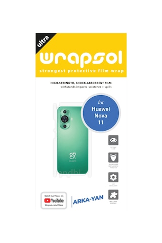 Huawei Nova 11 Arka Ve Yan Kaplama Tam Kaplayan Poliüretan Film