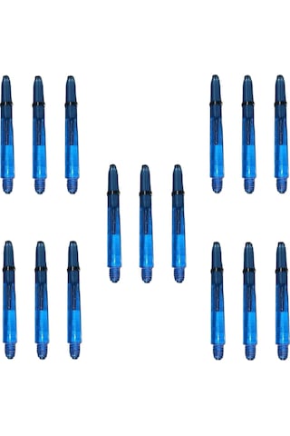 5 Set 15 Adet 41mm Şeffaf Mavi Polikarbon Dart Shaft-şaft