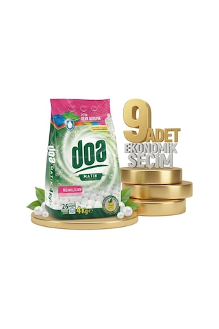 Doa Matik Deterjan Renkliler 9x4 Kg