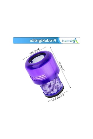 Dyson V15 V11 Sv17 Sv14 Sv22 Elektrikli Süpürge İçin Filtre, Yedek Parça Yedek Filtre V11 Absolute Extra Pro V15 Animal Torque Detect Drive Total Clean Dyson İçin 970013-02 & 97001302 Yerine Geçin 2