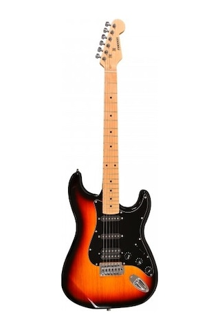 Madison Meg-3ts Elektro Gitar Sunburst Strat Tipi Klasik Rock Gitarı