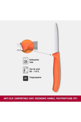 Lexroo 6.7639.c1 Swiss Classic 8cm Tırtıklı Soyma Bıçağı Paslanmaz Çelik