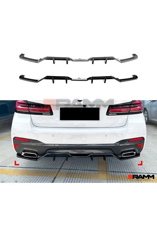 Bmw G30 Serisi - G30 Lcı M Sport Difüzör Parlak Karbon