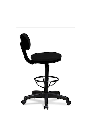 Bar Sandalyesi Sırtlı Beratta Model Siyah