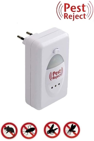 Fişli Taşınabilir Ultrasonik Elektromanyetik Fare Haşere Kovucu