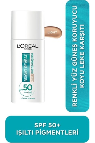 Bright Reveal Renkli Fluid Yüz Güneş Kremi & Koyu Leke Karşıtı Serum Niasinamid Serum pktlrlrenkgunesleum-10570