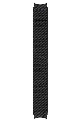Pitaka Modern Serisi Karbon Fiber Galaxy Watch 7 44mm Uyumlu Kordon Black-grey Twill Siyah - Gri