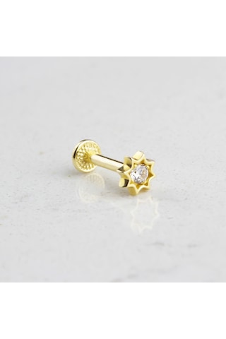 Glorria Altın Yıldız Tragus Piercing 03713395