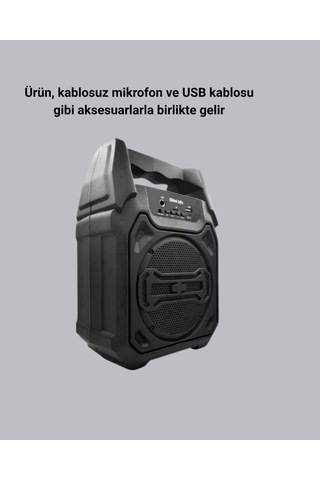Taşınabilir Şarjlı Hoparlör Bluetooth, Tws Ve Uzun Pil Ömrü - Lisinya